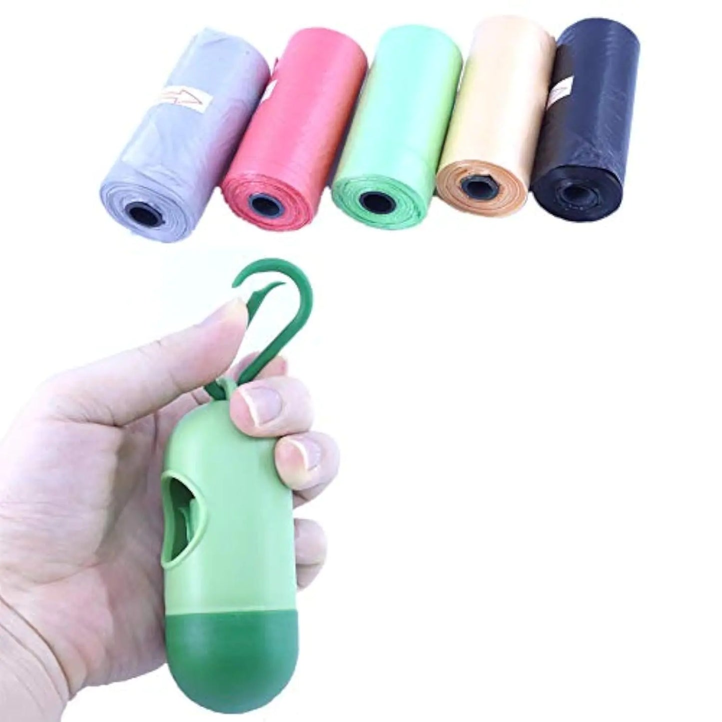 75 Leak-Proof Diaper Disposal Bags + Free Capsule Dispenser